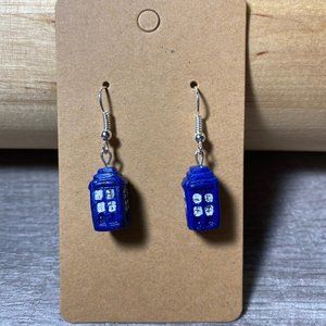 Dr. Who Inspired Tardis Earrings